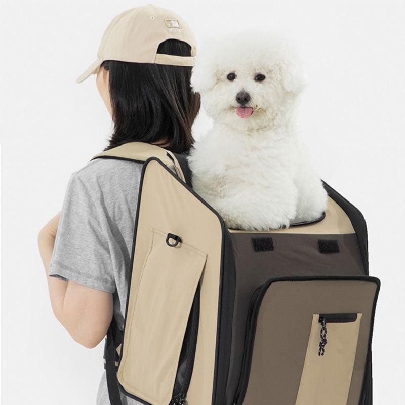 Large Expandable Cat Carrier Pet Backpack - MEWCATS