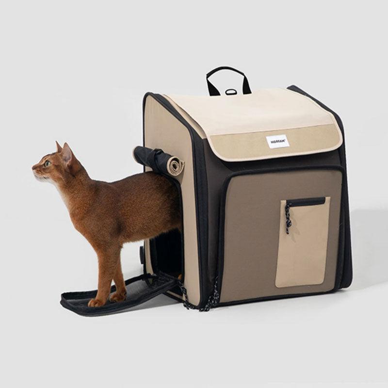 Large Expandable Cat Carrier Pet Backpack - MEWCATS