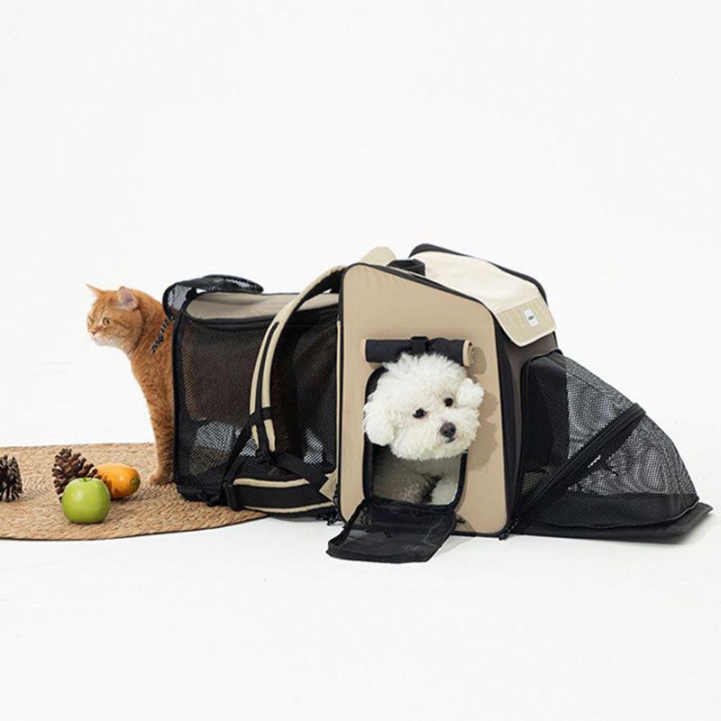 Large Expandable Cat Carrier Pet Backpack - MEWCATS