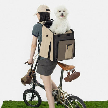 Large Expandable Cat Carrier Pet Backpack - MEWCATS