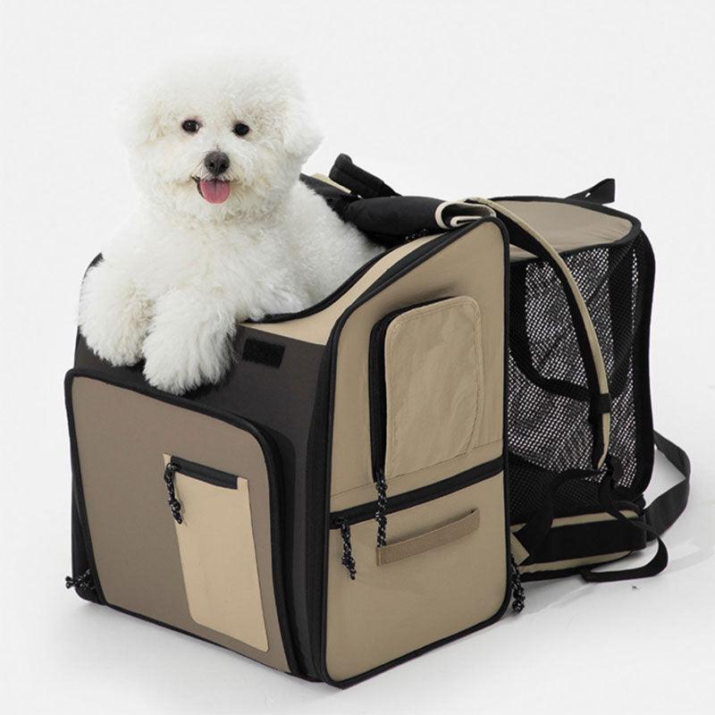 Large Expandable Cat Carrier Pet Backpack - MEWCATS