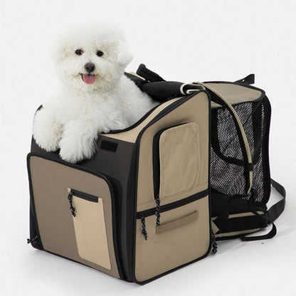 Large Expandable Cat Carrier Pet Backpack - MEWCATS