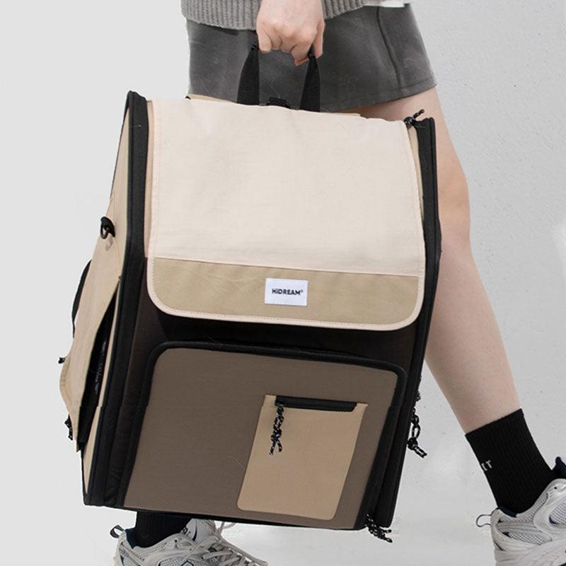 Large Expandable Cat Carrier Pet Backpack - MEWCATS