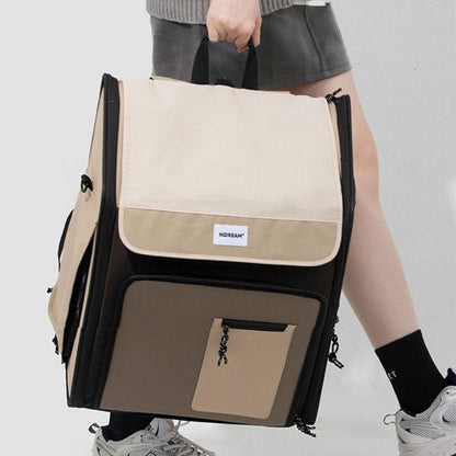 Large Expandable Cat Carrier Pet Backpack - MEWCATS