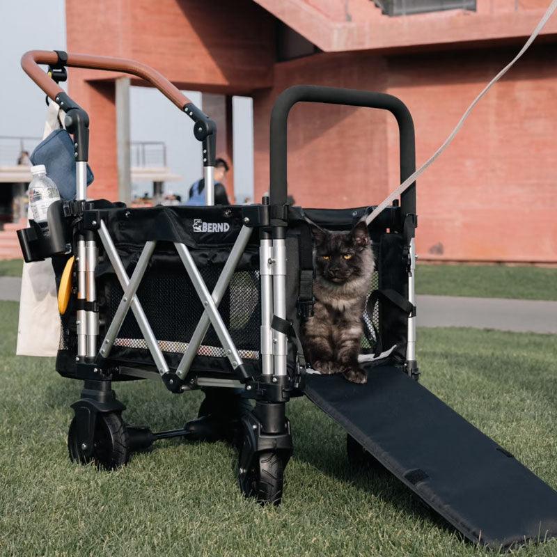 Large Outdoor Cat Carrier with Wheels Stroller - MEWCATS
