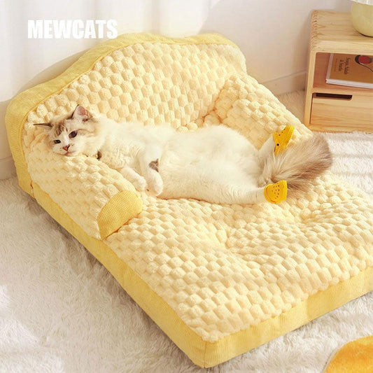 Large Space Cat Sofa 3 Color Warm Bed Couch