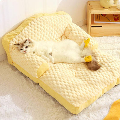 Large Space Cat Sofa 3 Color Warm Bed Couch