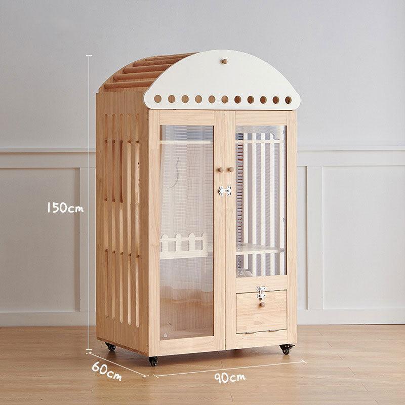 Large Space Cat Villa Furniture Wooden House - MEWCATS