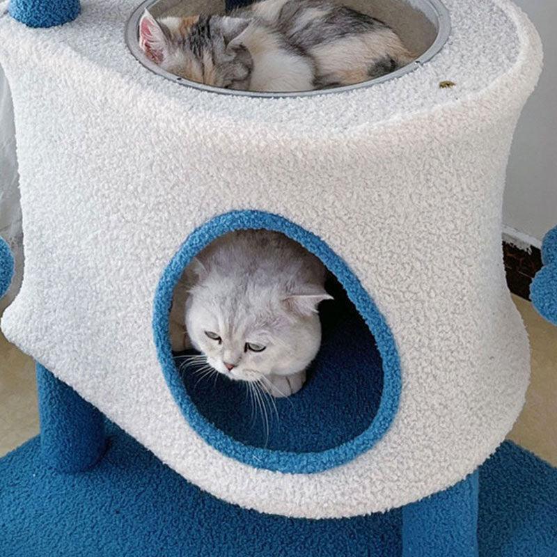 Large Star Cloud Cat Climbing Frame Tower Cat Tree - MEWCATS