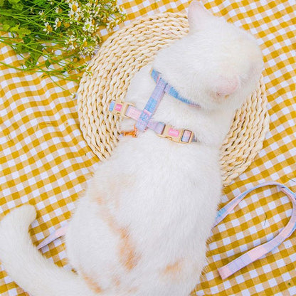 Ldyllic Cat Harness Leash Set 2 Color Escape Proof