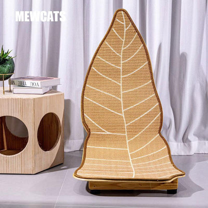 Leaf-Inspired Cat Scratcher Bed - MEWCATS