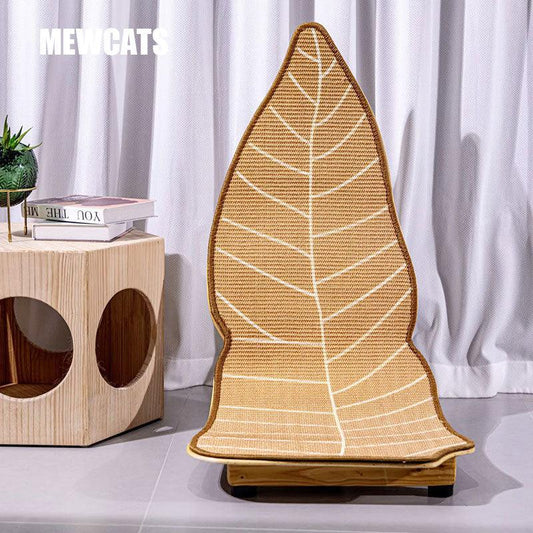 Leaf-Inspired Cat Scratcher Bed - MEWCATS
