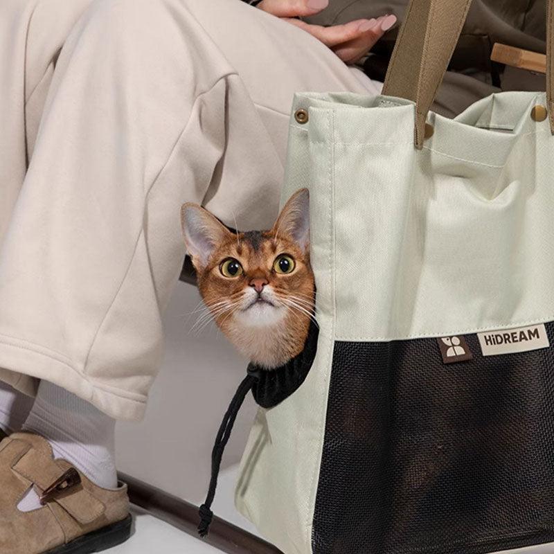 Lightweight Outing Cat Tote Shoulder Bag - MEWCATS