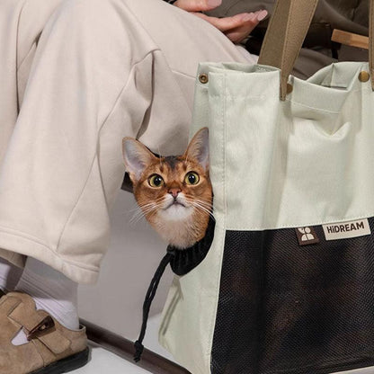 Lightweight Outing Cat Tote Shoulder Bag - MEWCATS