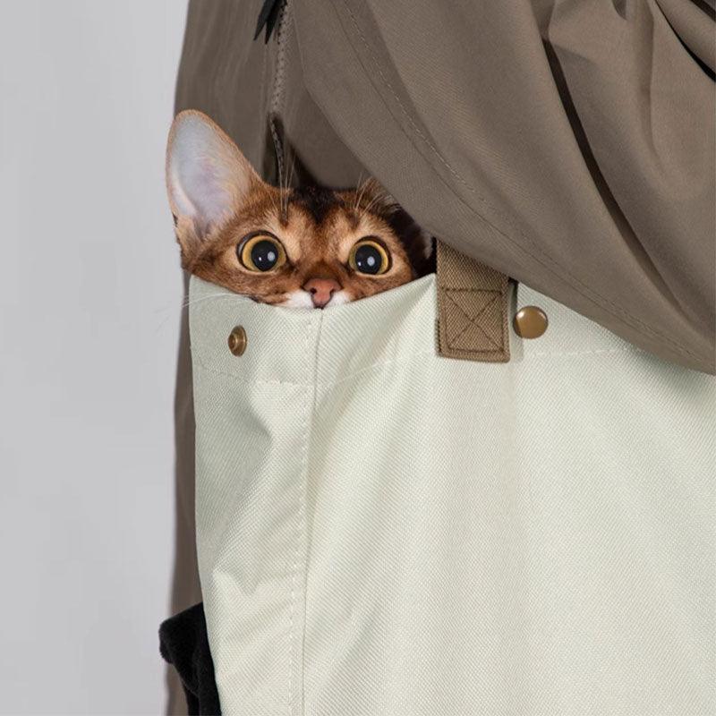 Lightweight Outing Cat Tote Shoulder Bag - MEWCATS