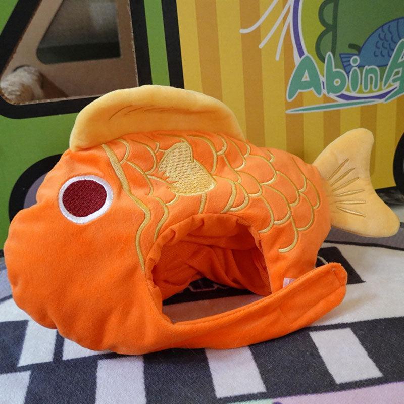 Lucky Fish Cat Hat Cute Head Cover