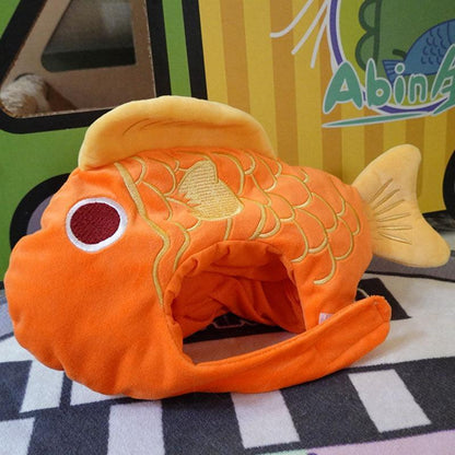 Lucky Fish Cat Hat Cute Head Cover