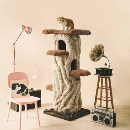 Luxury Cat Condo 2 Color Climbing Frame Tree - MEWCATS