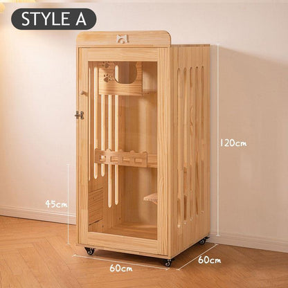 Luxury Cat Furniture Indoor Villa 3 Size House - MEWCATS