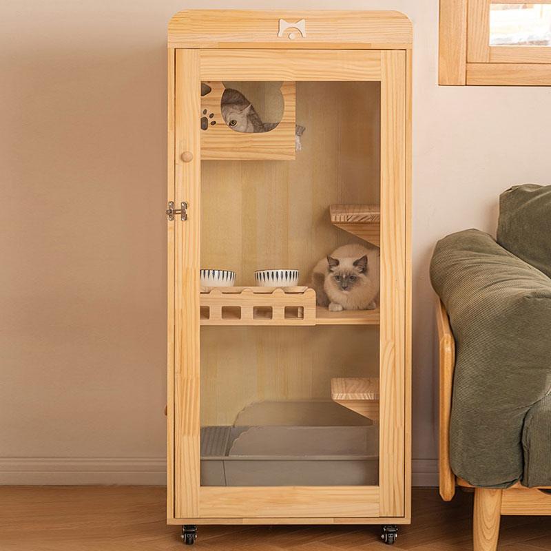 Luxury Cat Furniture Indoor Villa 3 Size House - MEWCATS