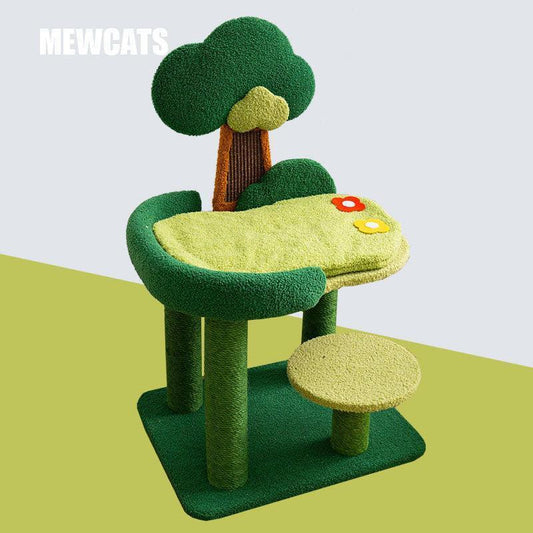 Luxury Cat Garden Climbing Frame Tower Cute Cat Tree