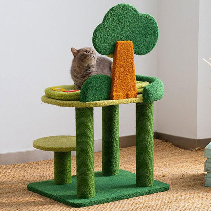 Luxury Cat Garden Climbing Frame Tower Cute Cat Tree