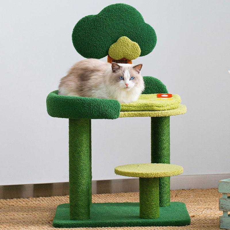 Luxury Cat Garden Climbing Frame Tower Cute Cat Tree