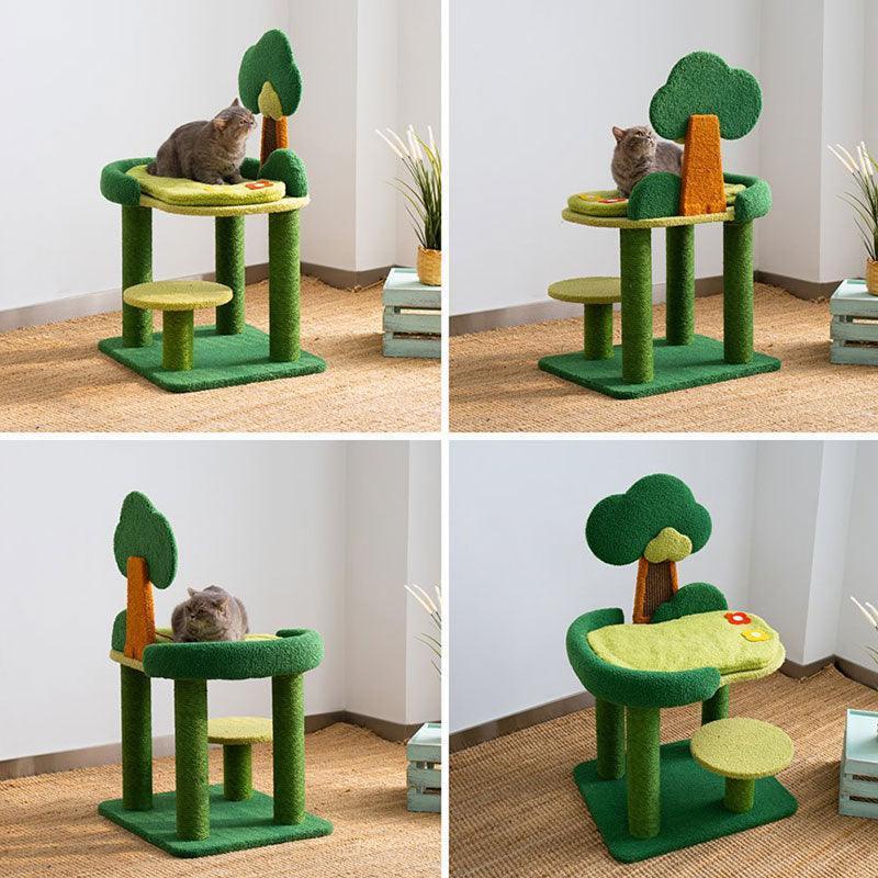 Luxury Cat Garden Climbing Frame Tower Cute Cat Tree