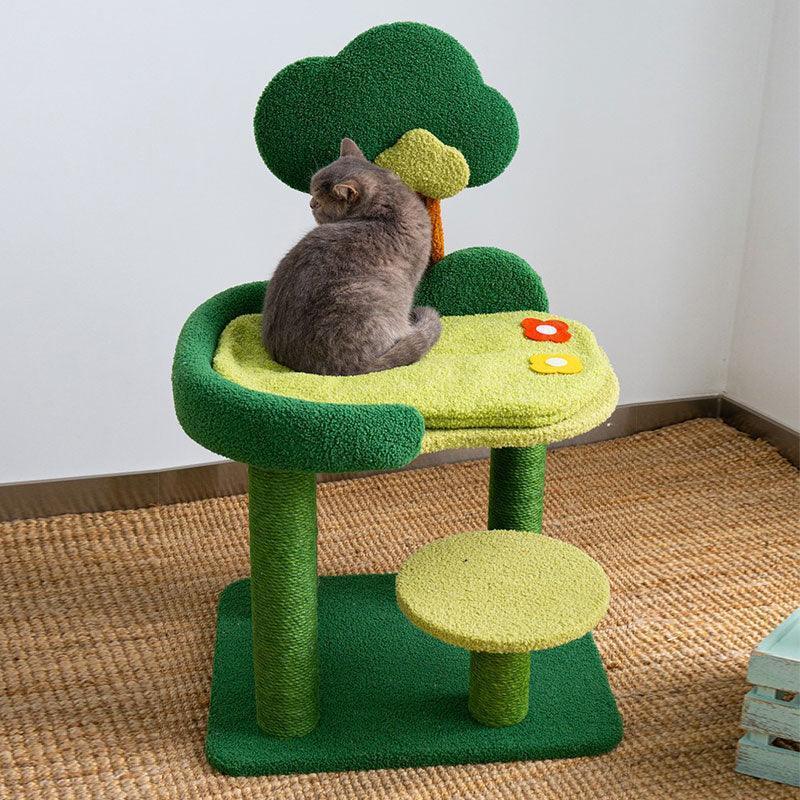 Luxury Cat Garden Climbing Frame Tower Cute Cat Tree