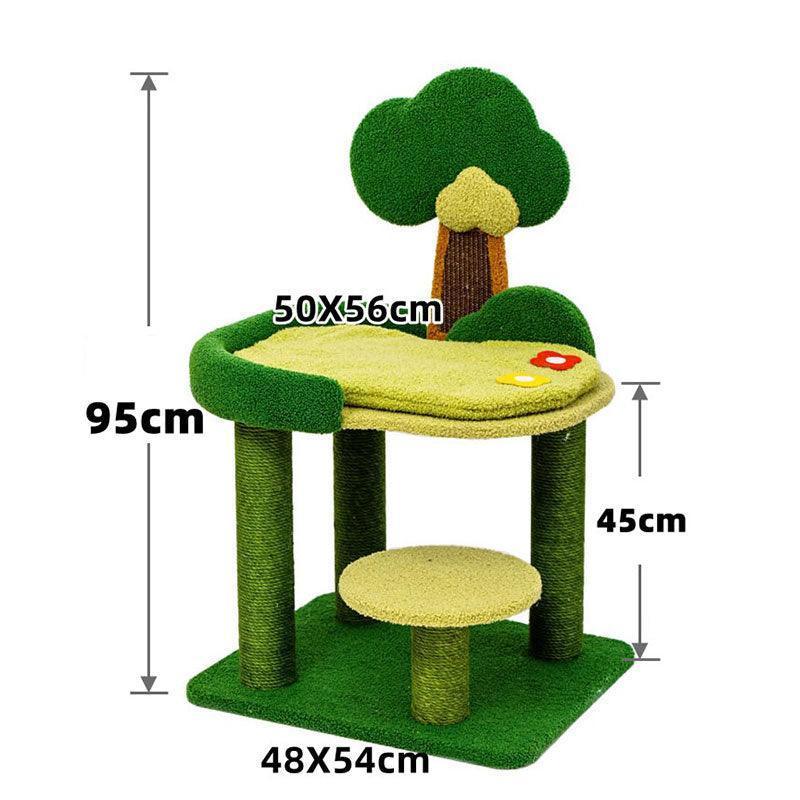 Luxury Cat Garden Climbing Frame Tower Cute Cat Tree