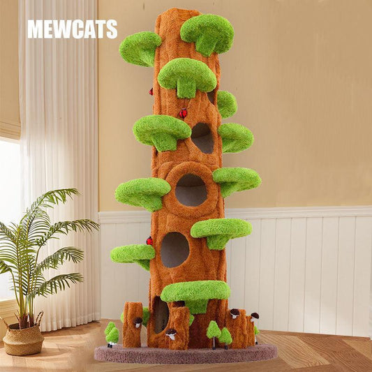 Luxury Cat Tree Looks Like Tree Tall Climbing Frame