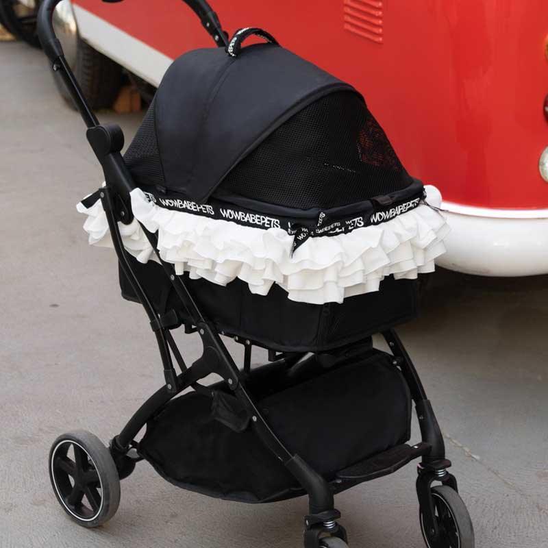 Luxury Lace Cat Stroller Pet Carrier With Wheels - MEWCATS