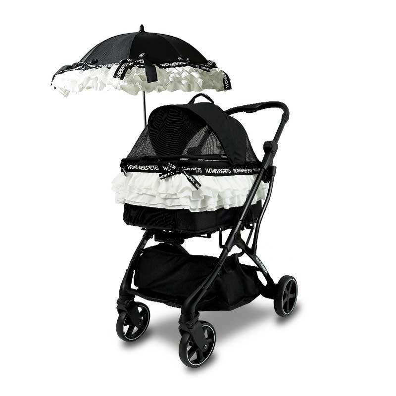 Luxury Lace Cat Stroller Pet Carrier With Wheels - MEWCATS