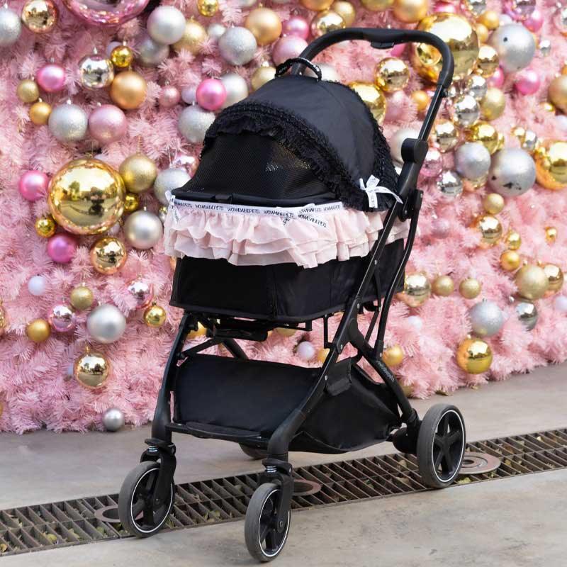 Luxury Lace Cat Stroller Pet Carrier With Wheels - MEWCATS