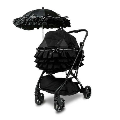 Luxury Lace Cat Stroller Pet Carrier With Wheels