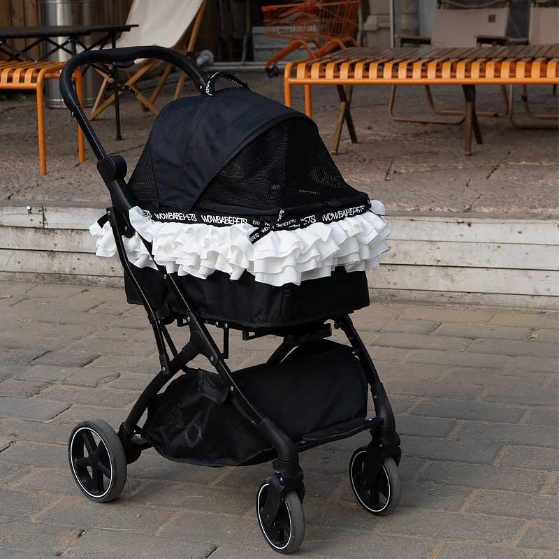 Luxury Lace Cat Stroller Pet Carrier With Wheels - MEWCATS