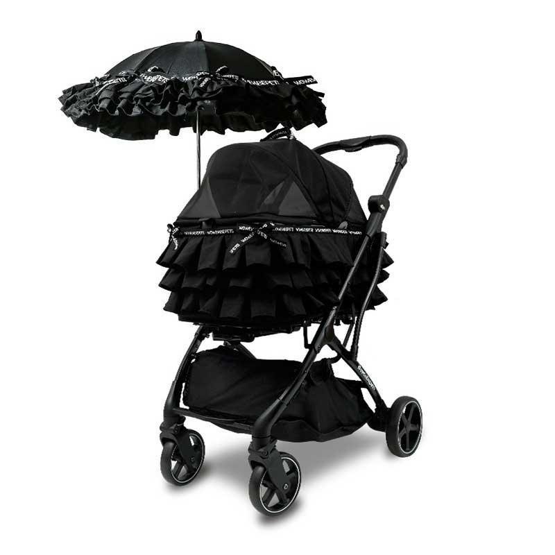 Luxury Lace Cat Stroller Pet Carrier With Wheels - MEWCATS