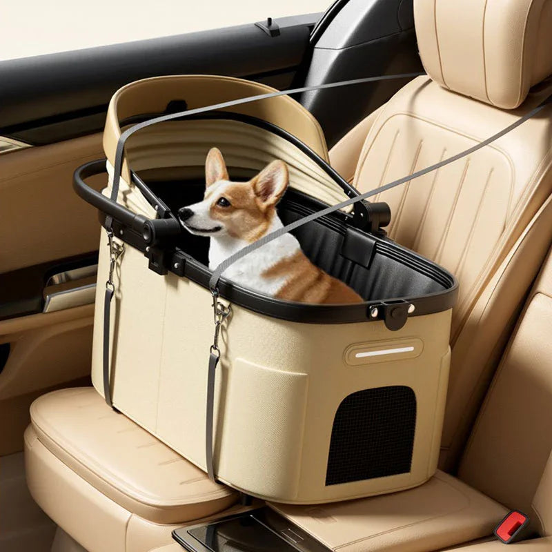 Luxury Large Smart Pet Stroller Carrier with Wheels - MEWCATS