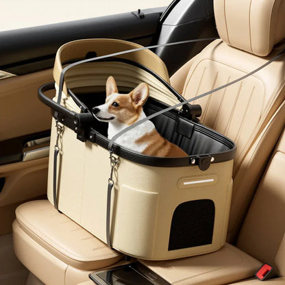 Luxury Large Smart Pet Stroller Carrier with Wheels - MEWCATS