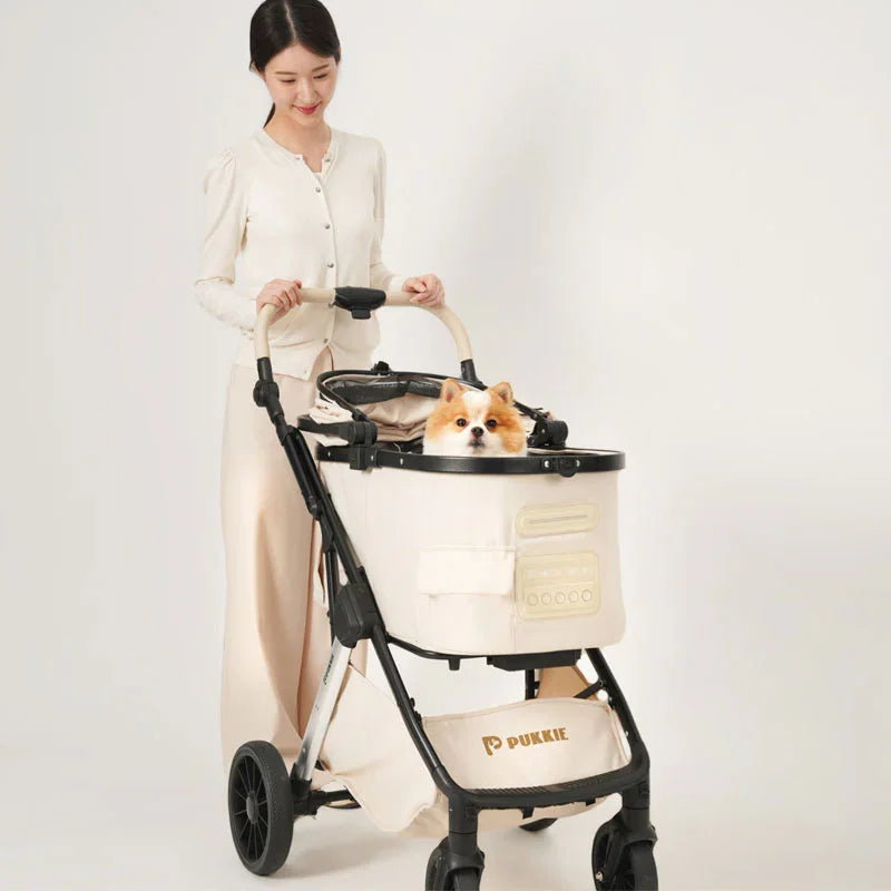 Luxury Large Smart Pet Stroller Carrier with Wheels - MEWCATS