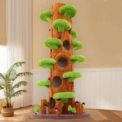 Luxury Simulation Climbing Frame Bed for Multiple Cat Tree - MEWCATS