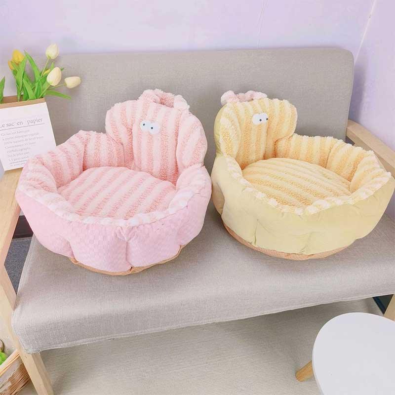 Macaron Round Cat Bed 3 Color Sofa Couch