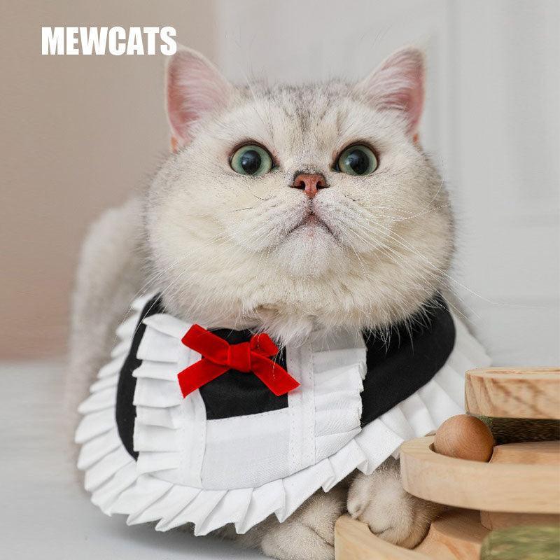 Maid Cat Cosplay Costume Cute Collar Bib