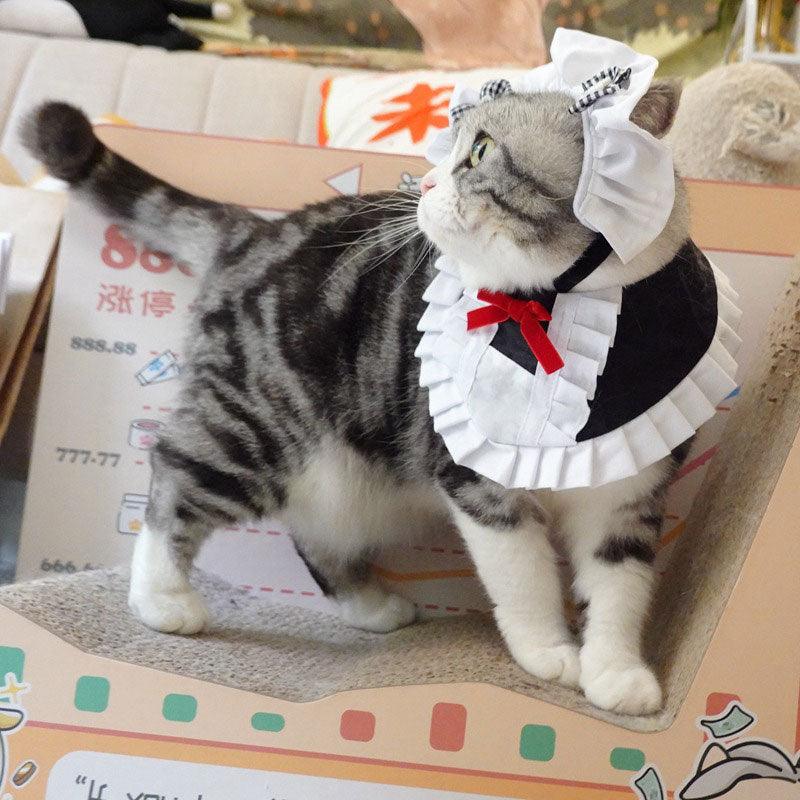 Maid Cat Cosplay Costume Cute Collar Bib - MEWCATS