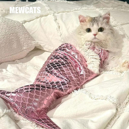 Mermaid Cat Costume Funny Photo Prop Clothes - MEWCATS