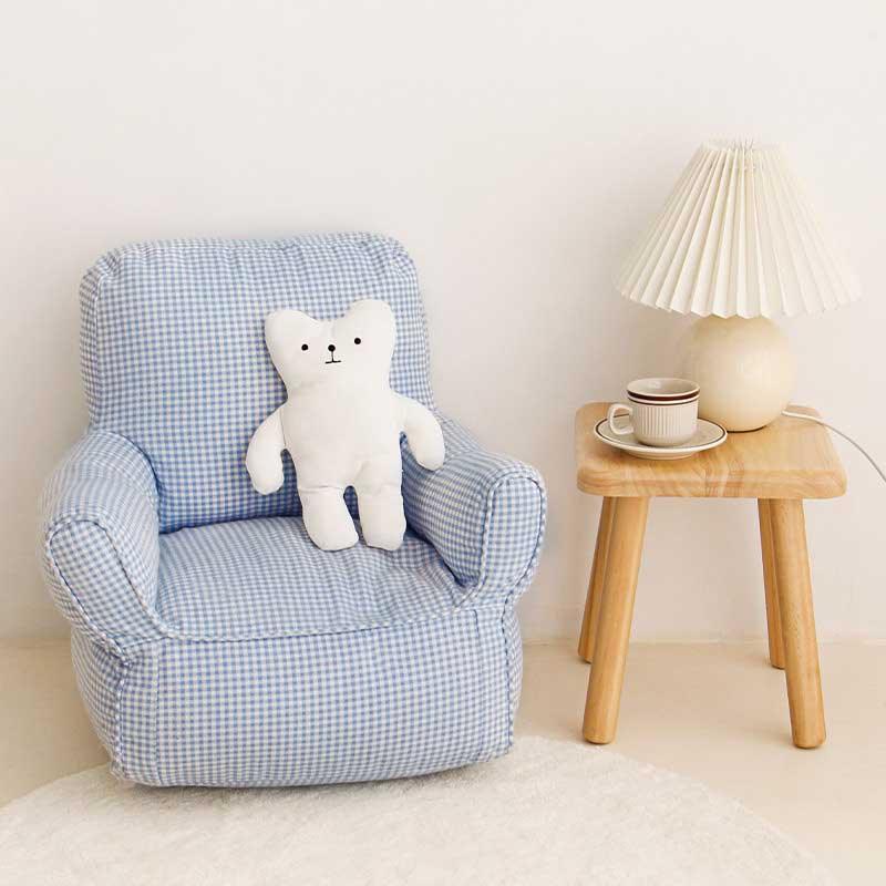 Mini Cat Armchair Sofas Fluffy Soft 4 Color Pet Bed Couch 