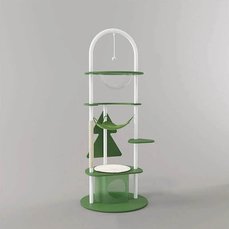 Minimalist Steel Cat Climbing Frame Christmas Tree - MEWCATS