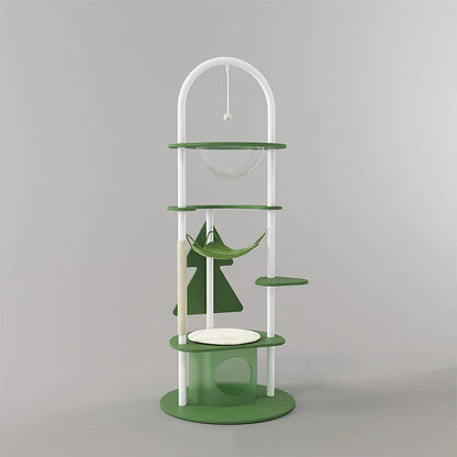 Minimalist Steel Cat Climbing Frame Christmas Tree - MEWCATS