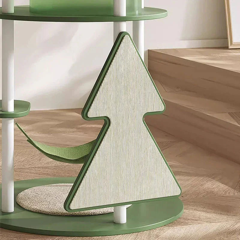 Minimalist Steel Cat Climbing Frame Christmas Tree - MEWCATS