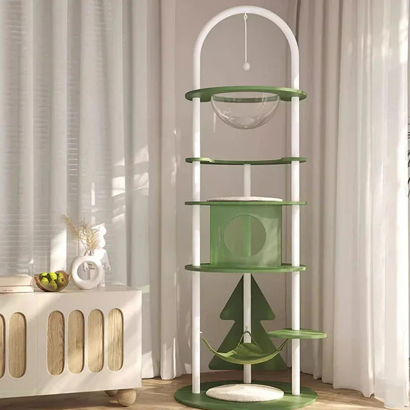 Minimalist Steel Cat Climbing Frame Christmas Tree - MEWCATS